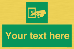 Custom Light Switch Sign